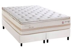 Cama Box Filhão +Colchão Molas Real Herval