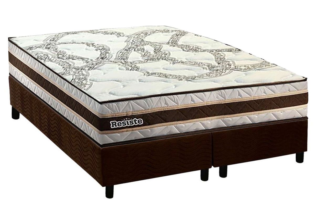 Cama Box Filhão +Colchão Ortopédico Resiste Hotel Paropas
