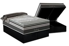 Cama Box Baú Filhão +Colchão Molas Excellent Paropas