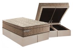 Cama Box Baú Filhão +Colchão Molas Safira Paropas