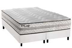 Cama Box Filhão +Colchão Espuma D33 Pasquale Paropas