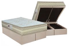 Cama Box Baú Filhão +Colchão Ortopédico Master Paropas