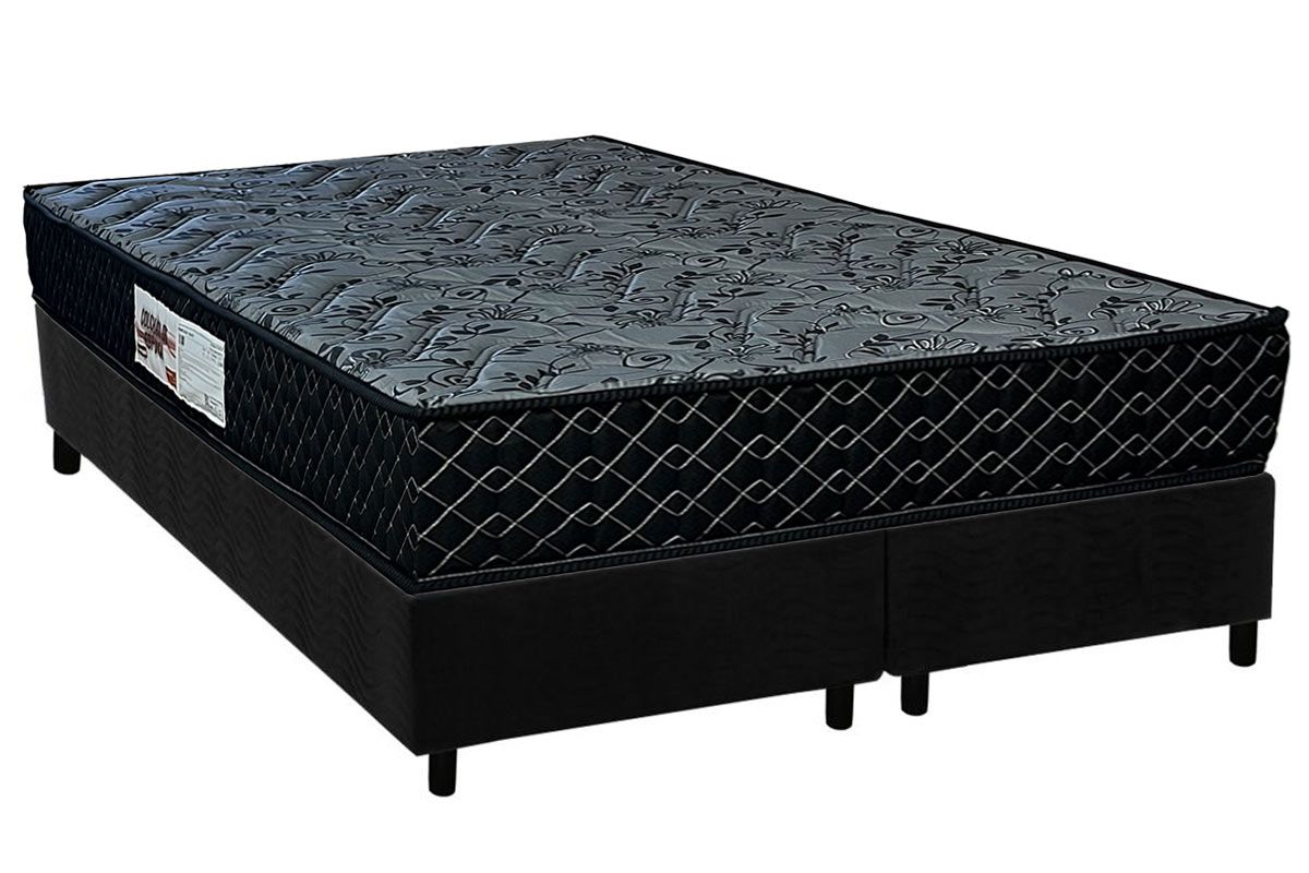 Cama Box CRC +Colchão Ortopédico Prime Gold Paropas