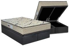 Cama Box Baú Filhão +Colchão Ortopédico MaxSono Paropas