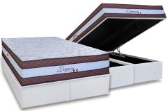 Cama Box Baú Filhão +Colchão Molas Legacy Paropas