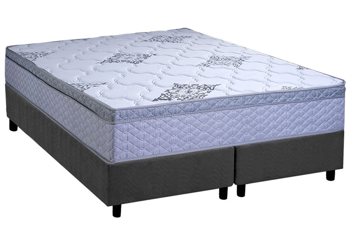 Cama Box CRC +Colchão Ortopédico Gold Extra Paropas