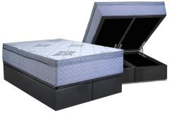 Cama Box Baú Filhão +Colchão Ortopédico Extra Paropas