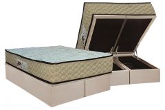 Cama Box Baú Filhão +Colchão Ortopédico Sofistic Paropas