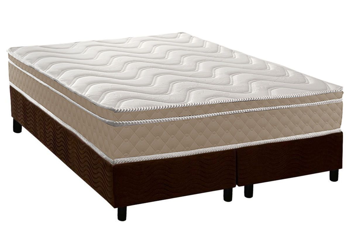 Cama Box CRC +Colchão Ortopédico Ultra Paropas