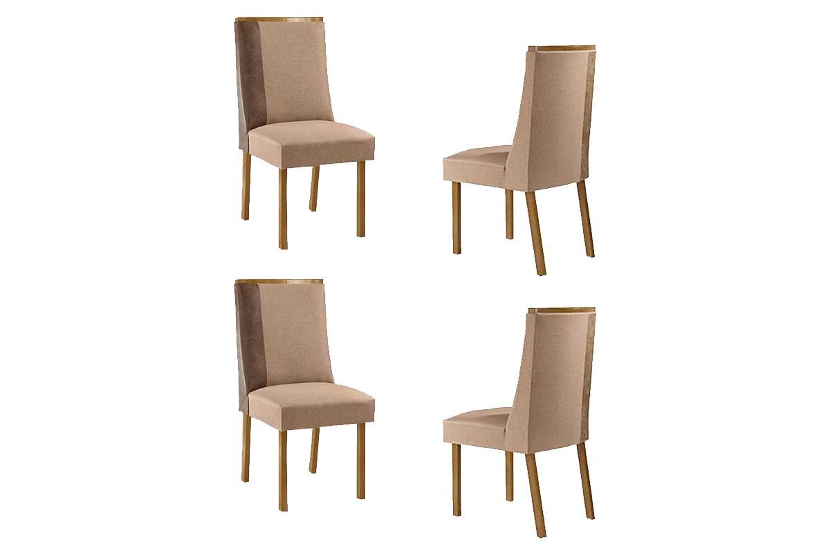 Cadeira Sala de Jantar Tilia Kit 4 Un - Rufato