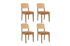 Cadeira Sala de Jantar Havana Premium Kit 4 Un - Rufato