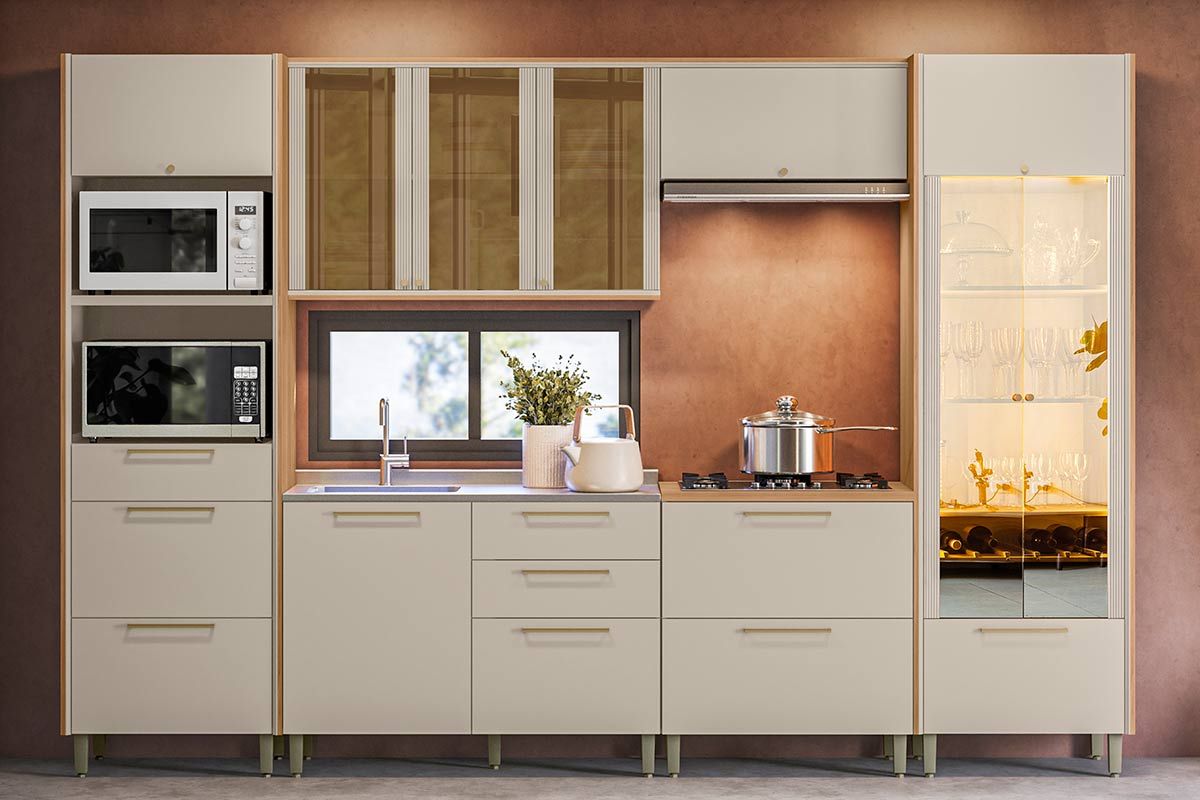 Cozinha Completa Linea Brasil 6 Peças Atena CP04