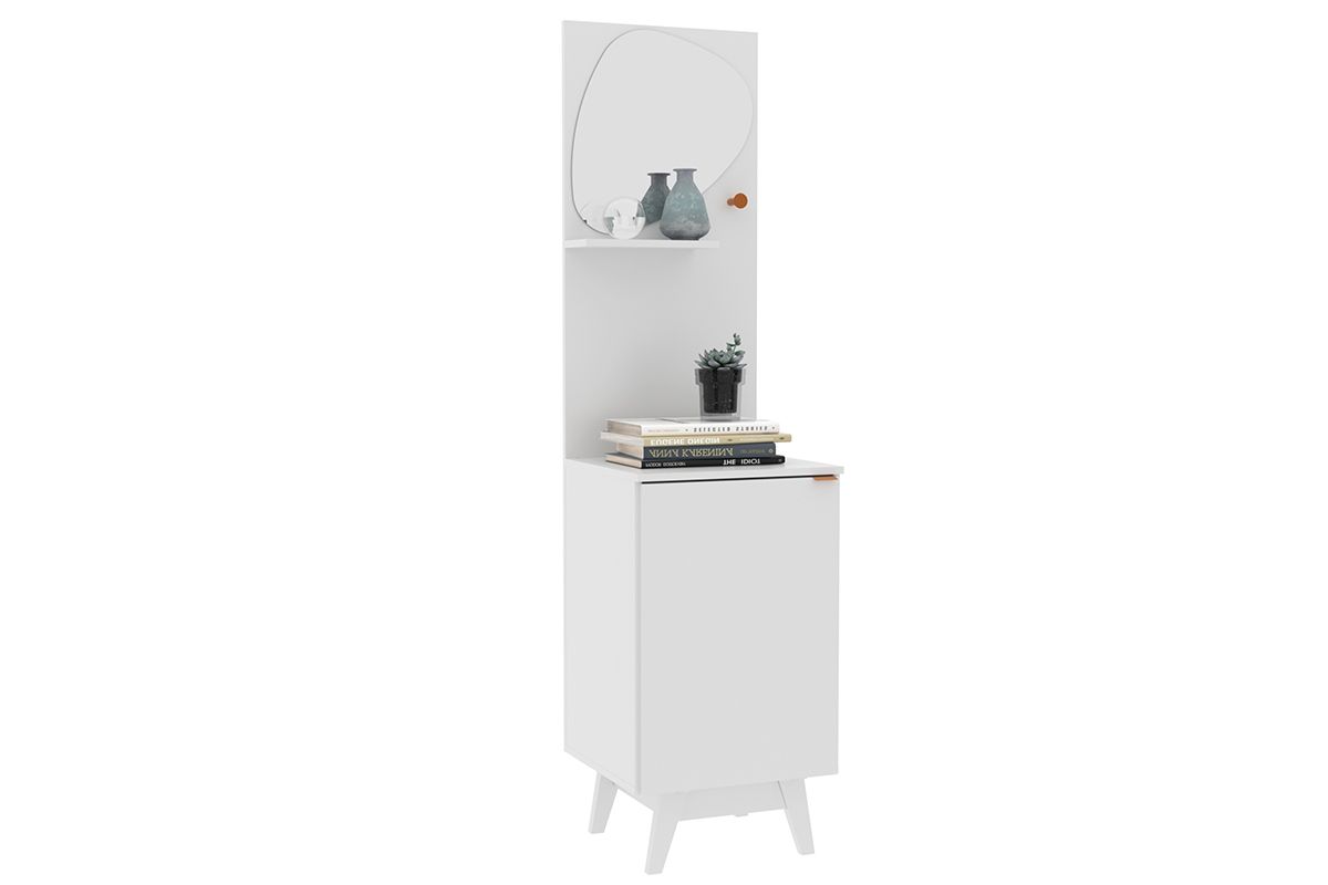 Aparador de Sala Jantar c/Pés AP2312 c/1 Porta e Espelho Tecno Mobili