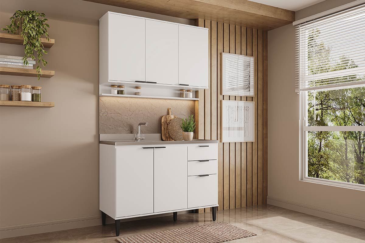 Cozinha Completa Carraro 2 Peças Alpha C2P51