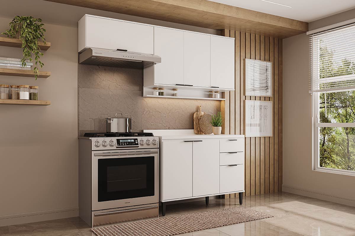 Cozinha Completa Carraro 3 Peças Alpha C3P32