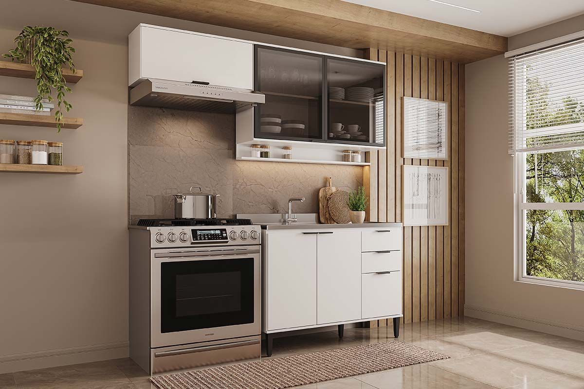 Cozinha Completa Carraro 3 Peças Alpha C3P33