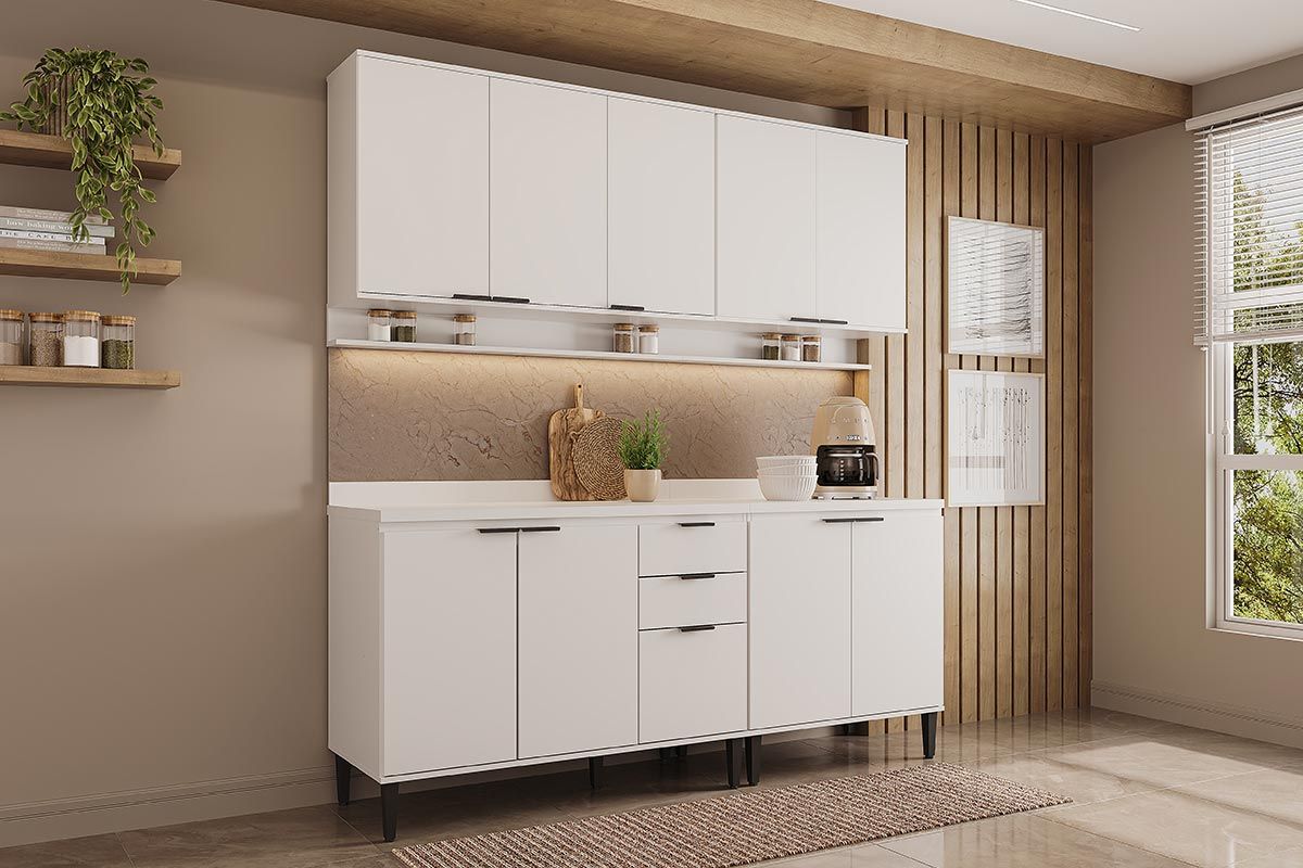 Cozinha Completa Carraro 4 Peças Alpha C4P177