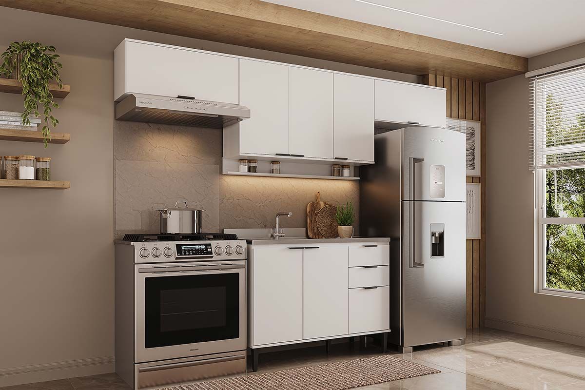Cozinha Completa Carraro 4 Peças Alpha C4P179