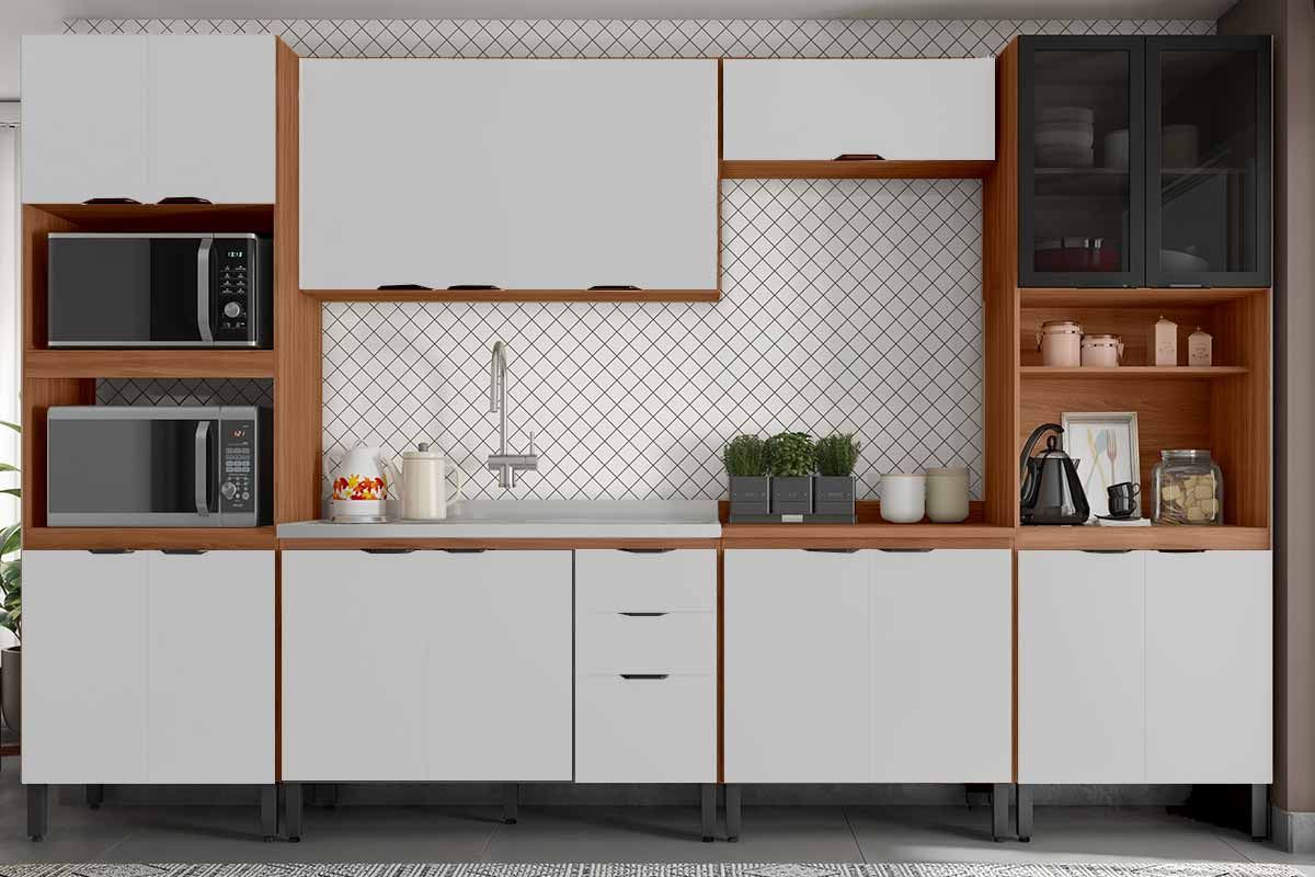 Cozinha Completa Demóbile 6 Peças Firenze C6P127