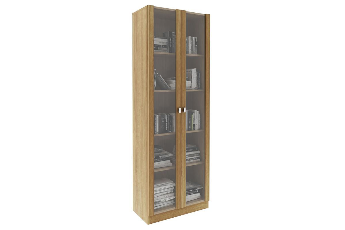 Armário Multiuso Lavanderia AM-3112 c/2 Portas c/Vidro Amêndoa Tecno Mobili