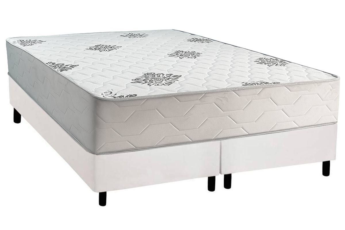 Cama Box CRC +Colchão Ortopédico Comfort Inovaflex