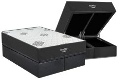Cama Box Baú Filhão +Colchão Molas Star Inovaflex