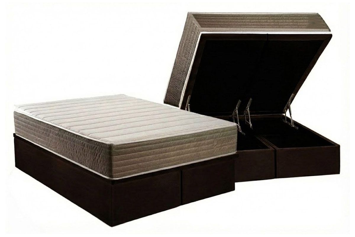 Cama Box Baú CRC +Colchão Ortopédico Carmine Kappesberg