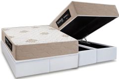 Cama Box Baú Filhão +Colchão Ortopédico Plus Inovaflex