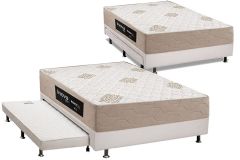 Cama Box c/Aux Filhão +Colchão Ortopédico Plus Inovaflex