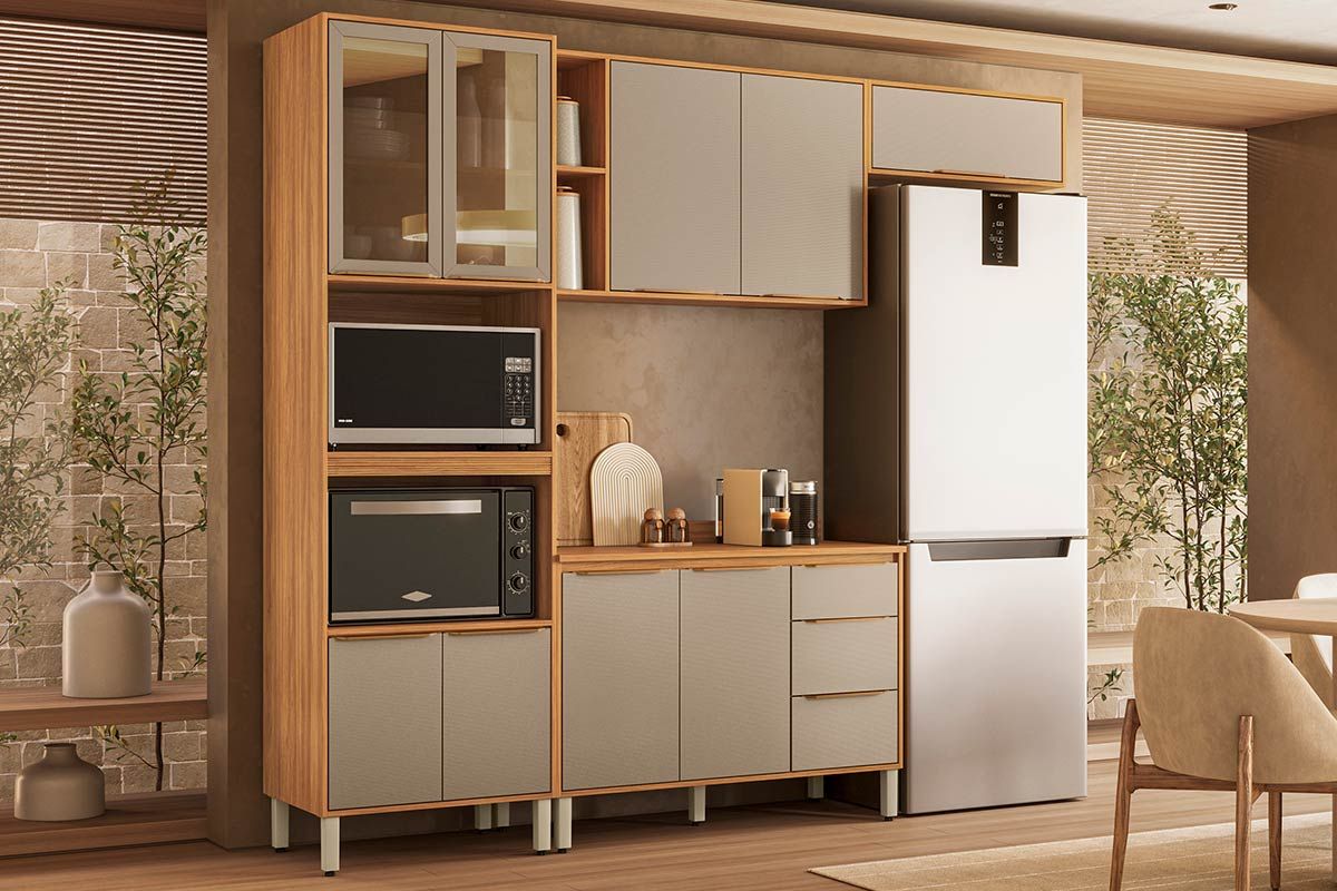 Cozinha Completa Demóbile 4 Peças Plena CZ303