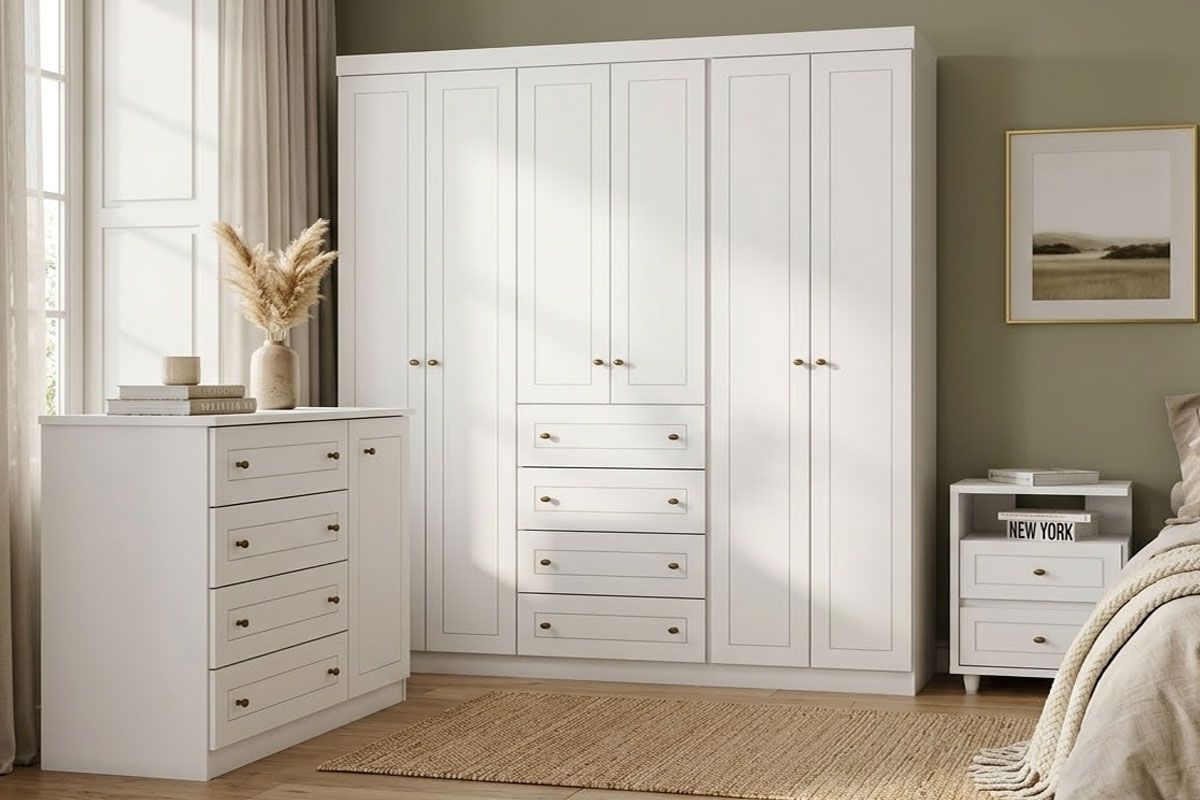 Quarto Casal Completo Americano 3 Peças Henn