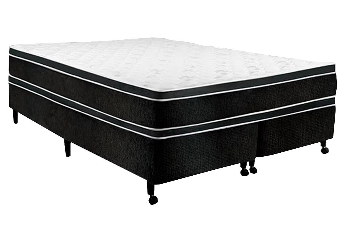 Colchão Solteiro D33 Castor Black White Air DF 78x188x27