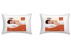 Travesseiro Fibras Pluma Kit 2un Amore Ortobom