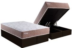 Cama Box Baú Filhão +Colchão Molas Privilege Paropas