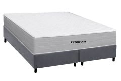 Cama Box Filhão +Colchão Molas Plenno Ortobom